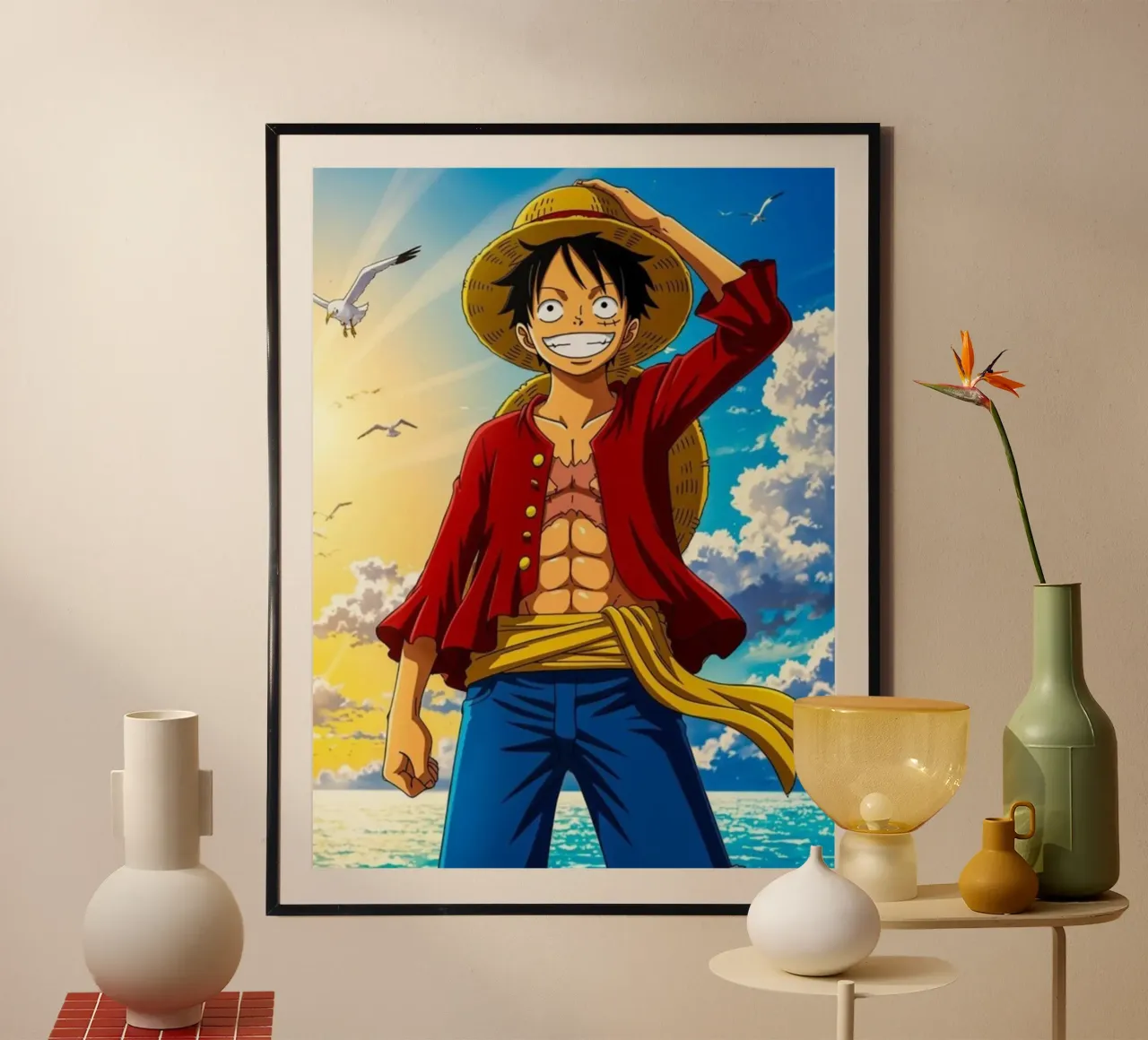 Luffy One Piece carta hahnemühle da Musadad Shop