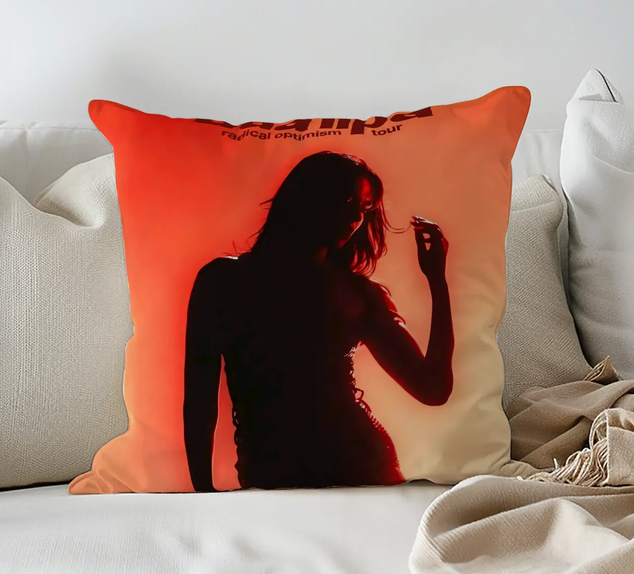 Dua Lipa cuscino da Musadad Shop