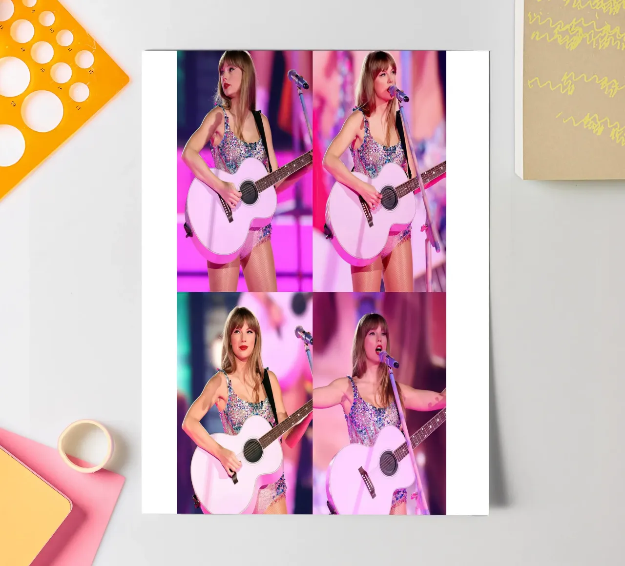 Taylor Swift foglio adesivo da Musadad Shop