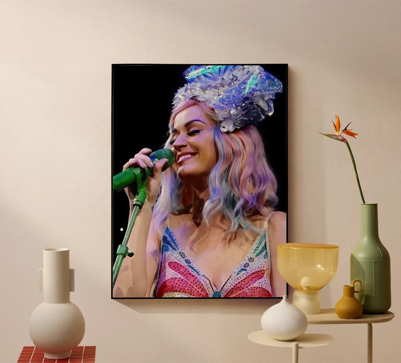 Katy Perry acrylic glass by Musadad Shop
