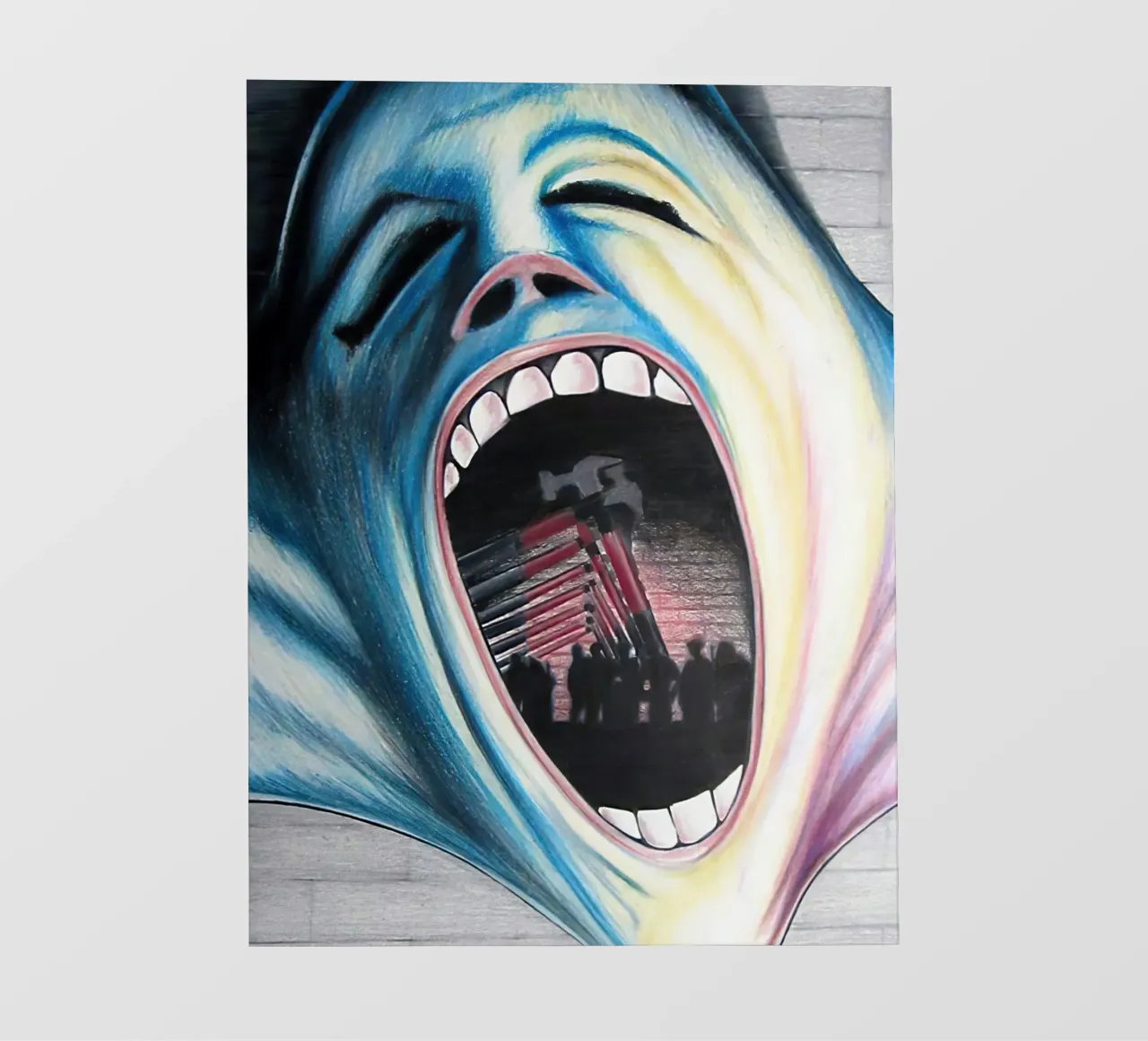 Pink Floyd The Wall pellicola backlit da Musadad Shop