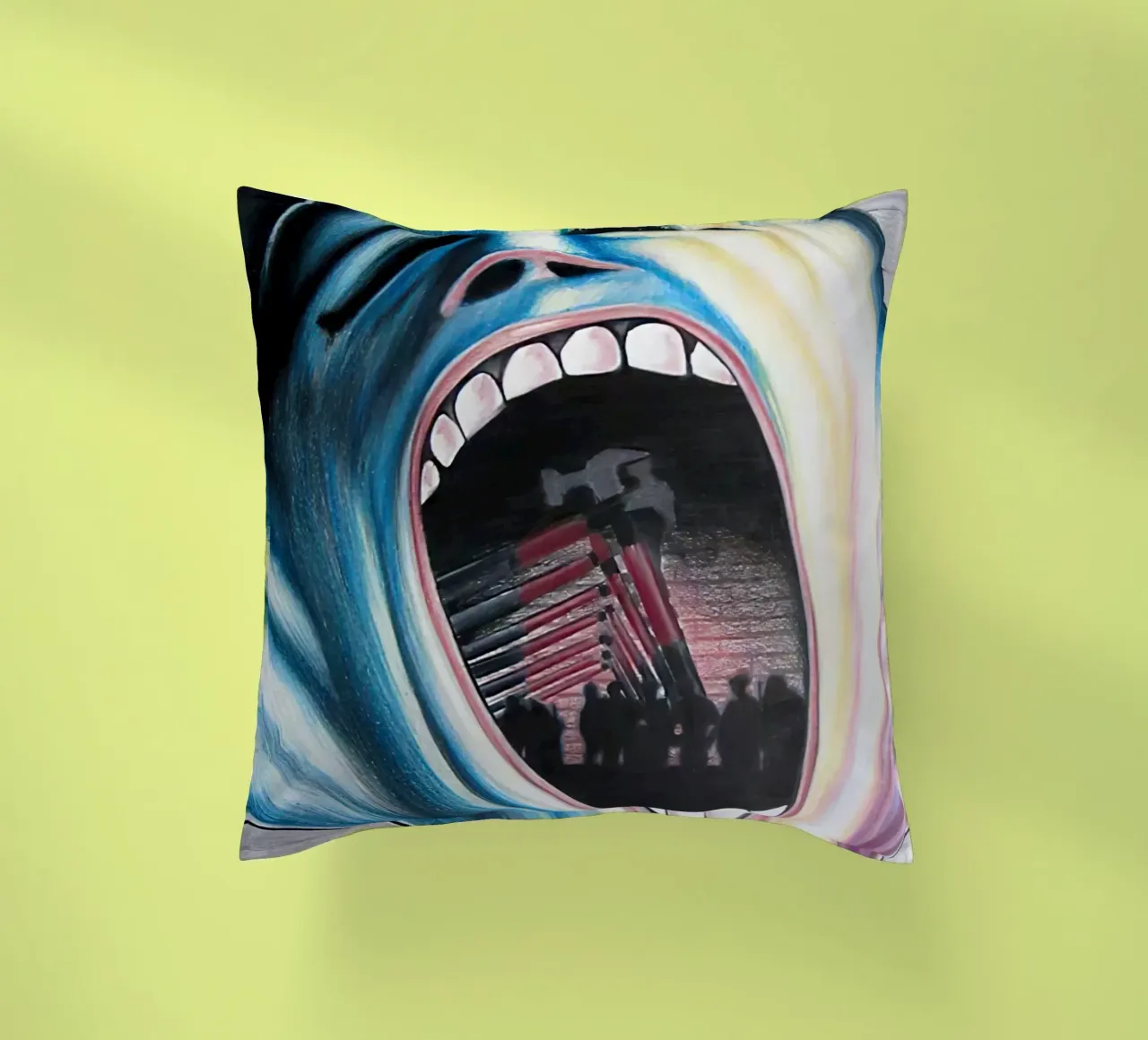 Pink Floyd The Wall cuscino da Musadad Shop