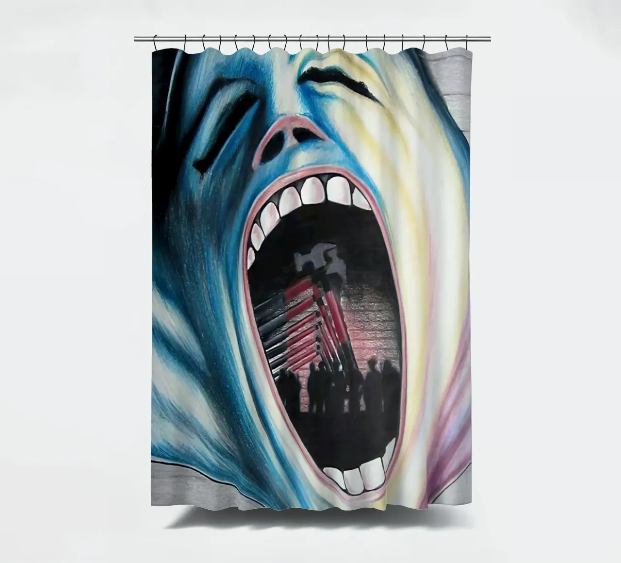 Pink Floyd The Wall tenda da doccia da Musadad Shop