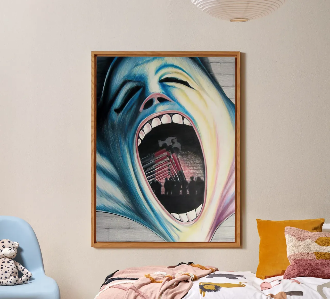Pink Floyd The Wall alluminio dibond da Musadad Shop