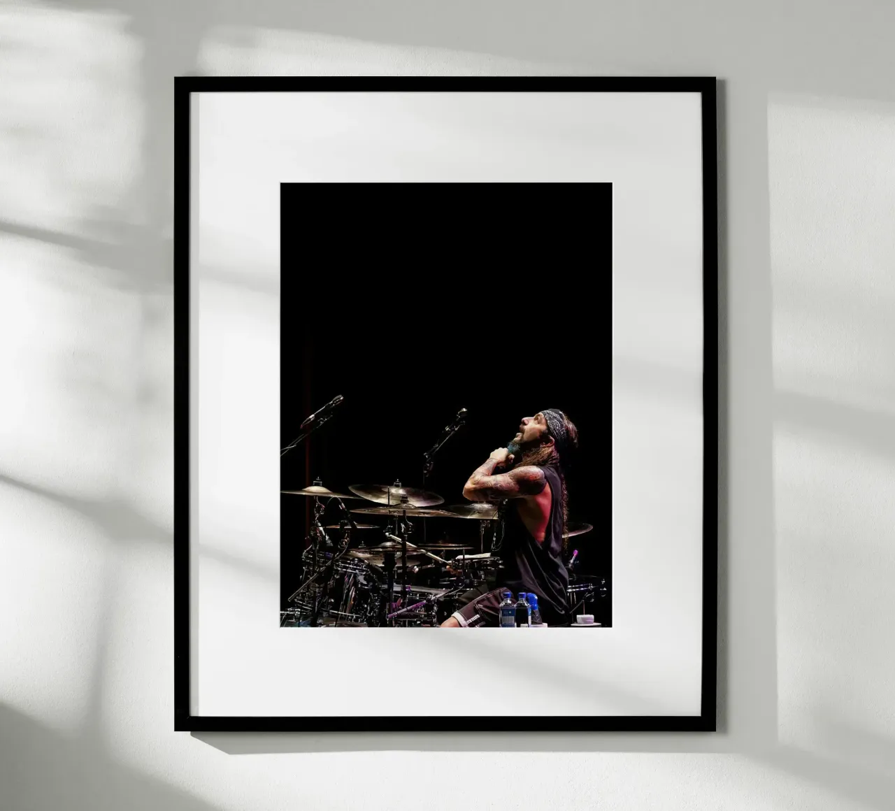Mike Portnoy Dream Theater poster with plastic frame by Musadad Shop