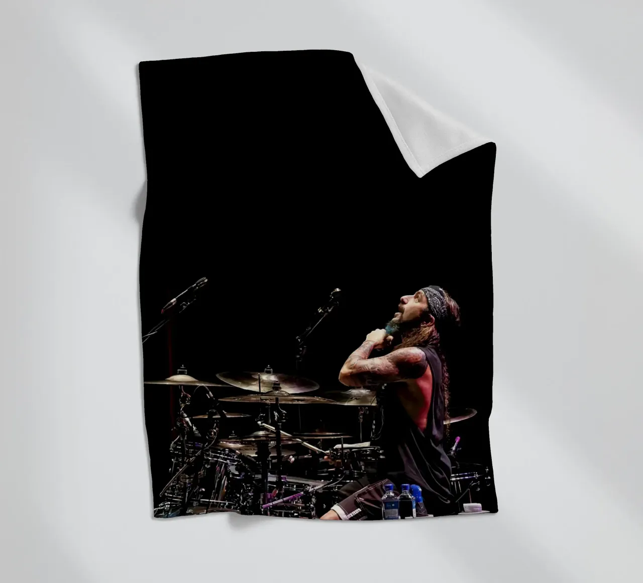 Mike Portnoy Dream Theater fleece blanket by Musadad Shop