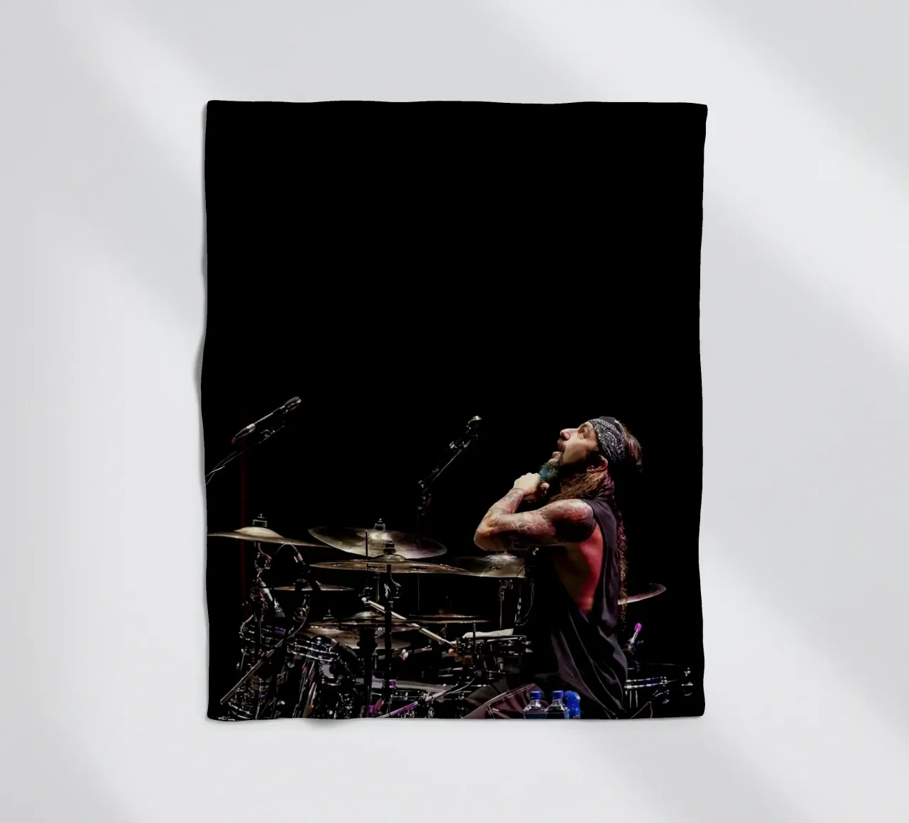Mike Portnoy Dream Theater fleece blanket by Musadad Shop