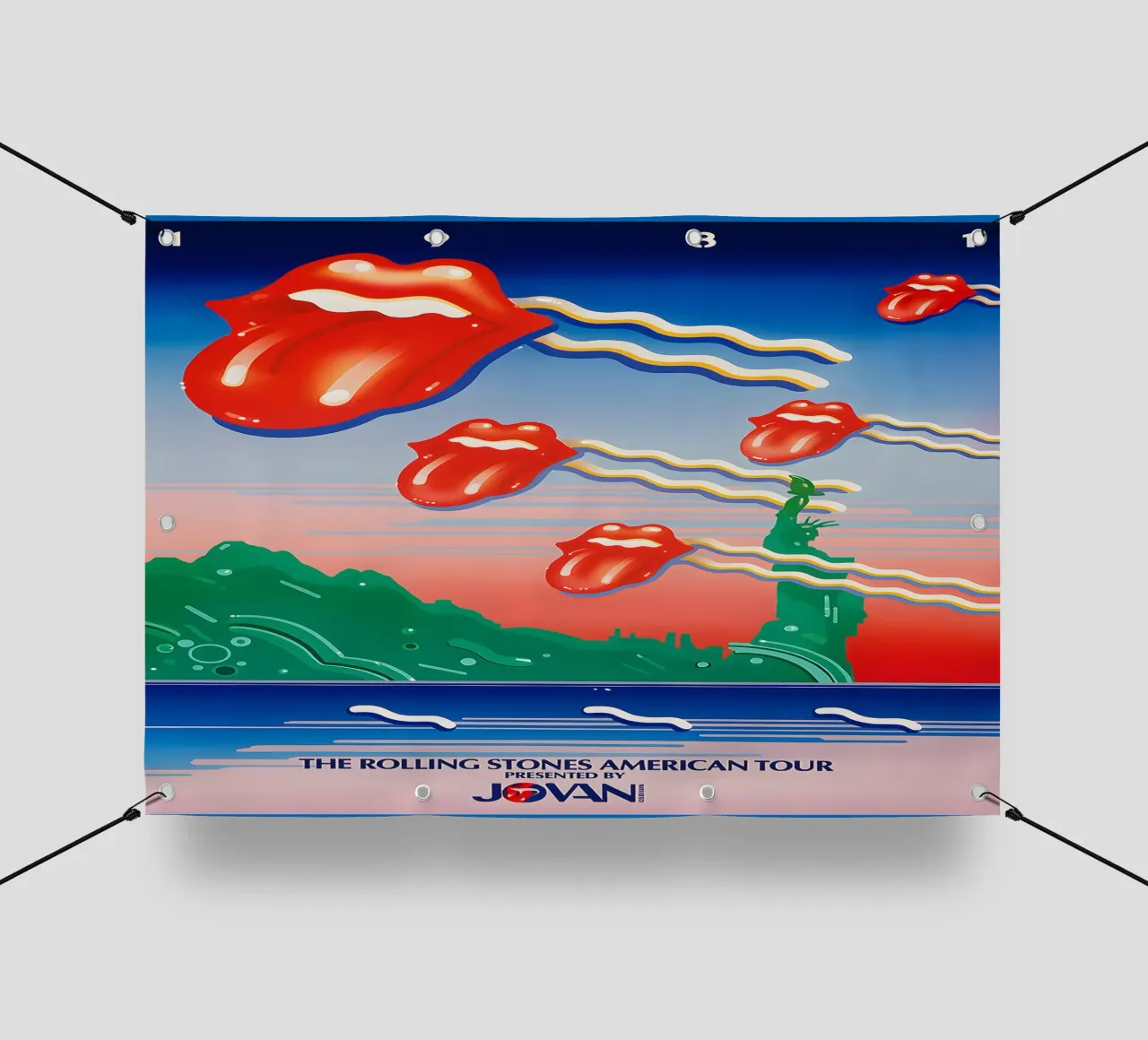The Rolling Stones Mick Jagger 1981 American Tour pvc cover by DGUnder