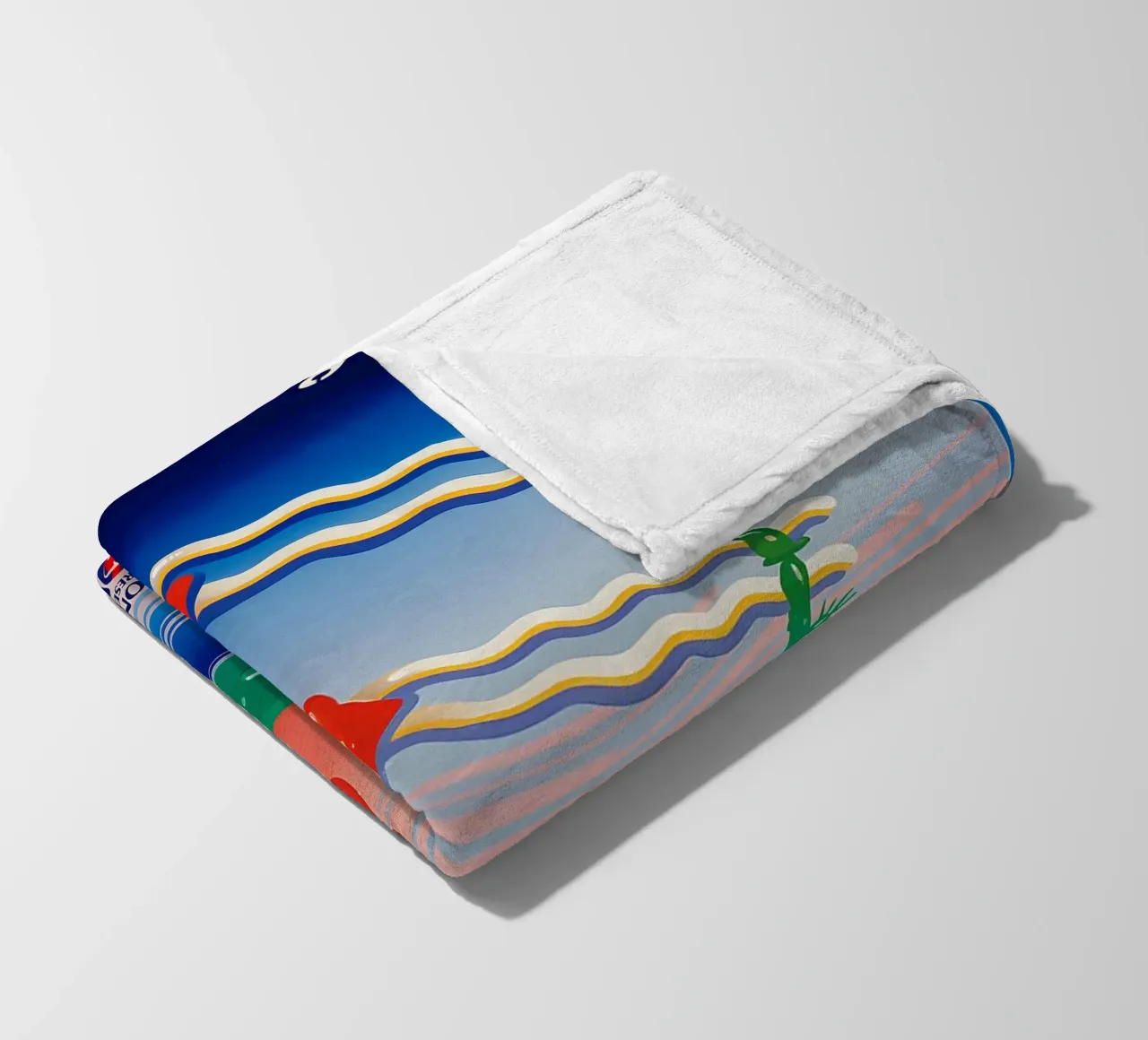 The Rolling Stones Mick Jagger 1981 American Tour fleece blanket by DGUnder