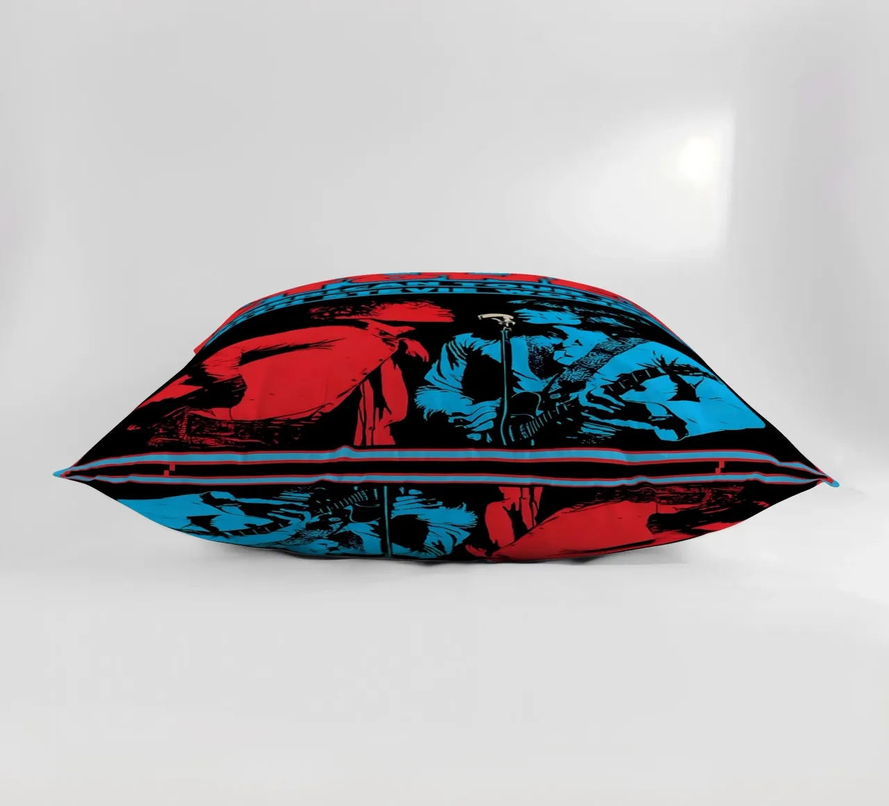 the rolling stones vinyl Album Cover Tin Sign Tour decorative cushion by DGUnder