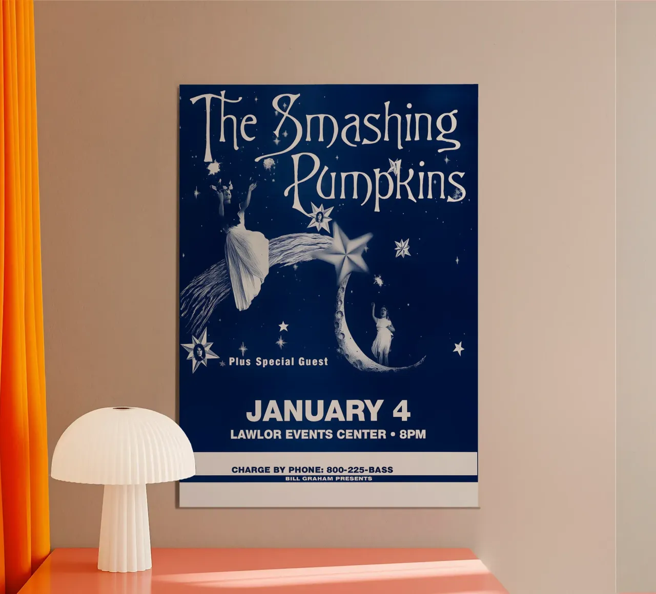 The Smashing Music Poster Pumpkins Wall Art Hanging alu-dibond by DGUnder