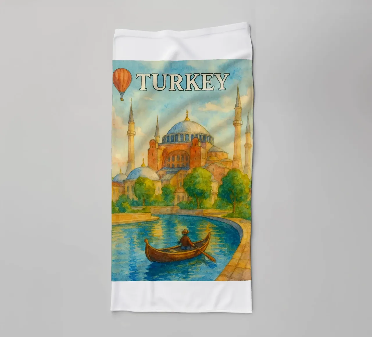 Turkey Painting Imagination towel by Diamond