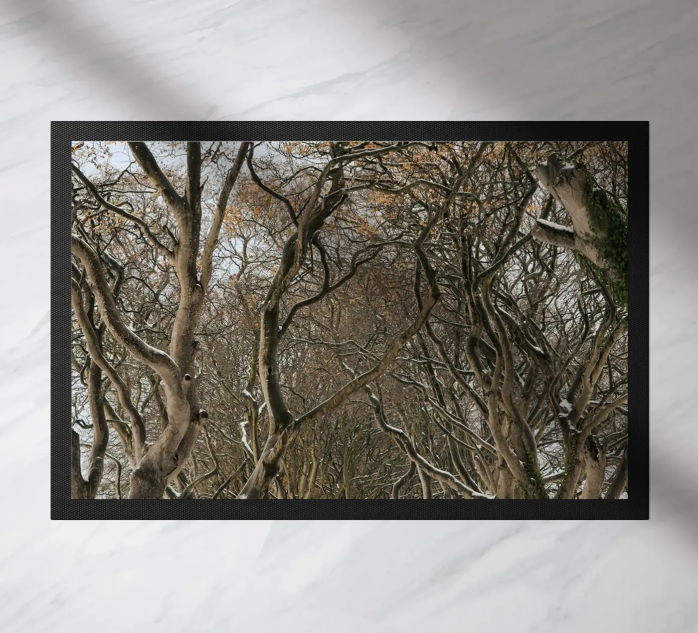 trees road doormat by Earthly Visions