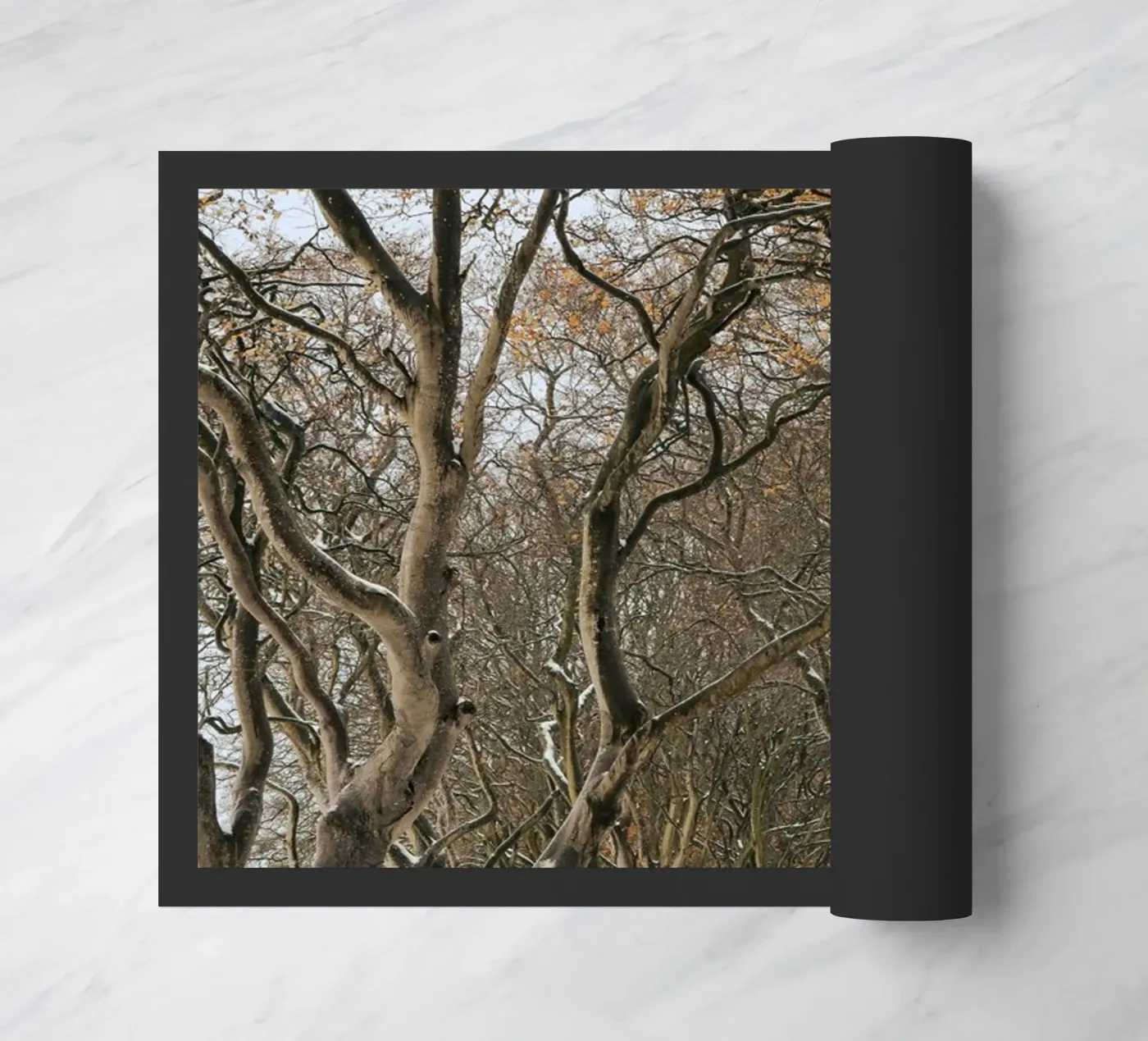 trees road doormat by Earthly Visions