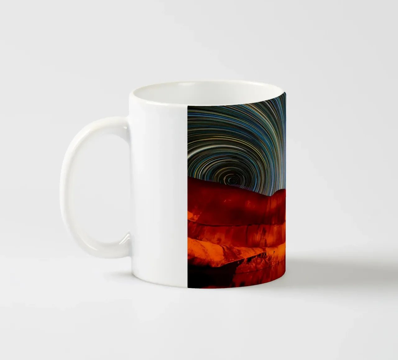 sentieri stellari cielo notturno tazza in ceramica da Earthly Visions