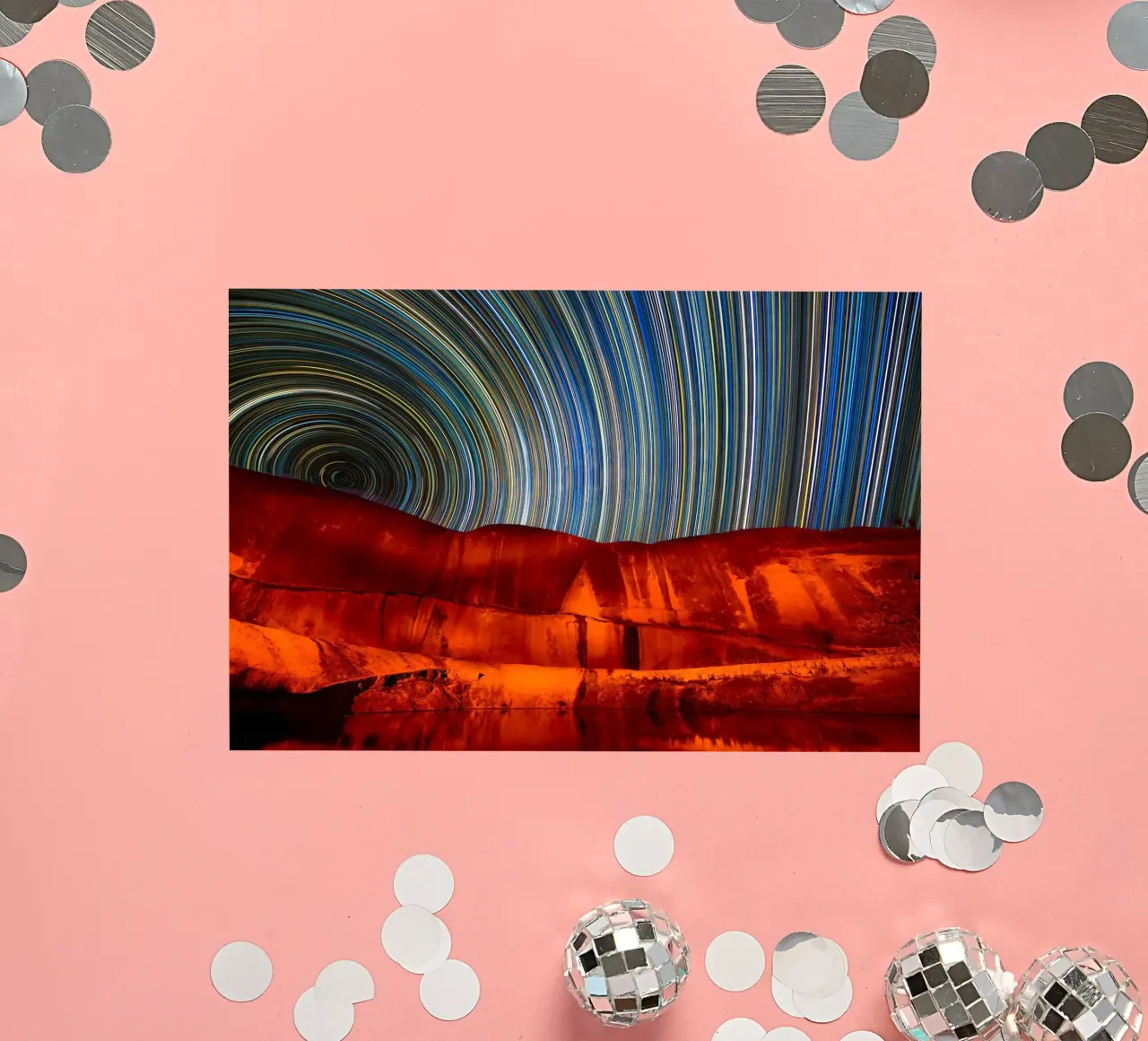 star-trails night-sky sticker by Earthly Visions
