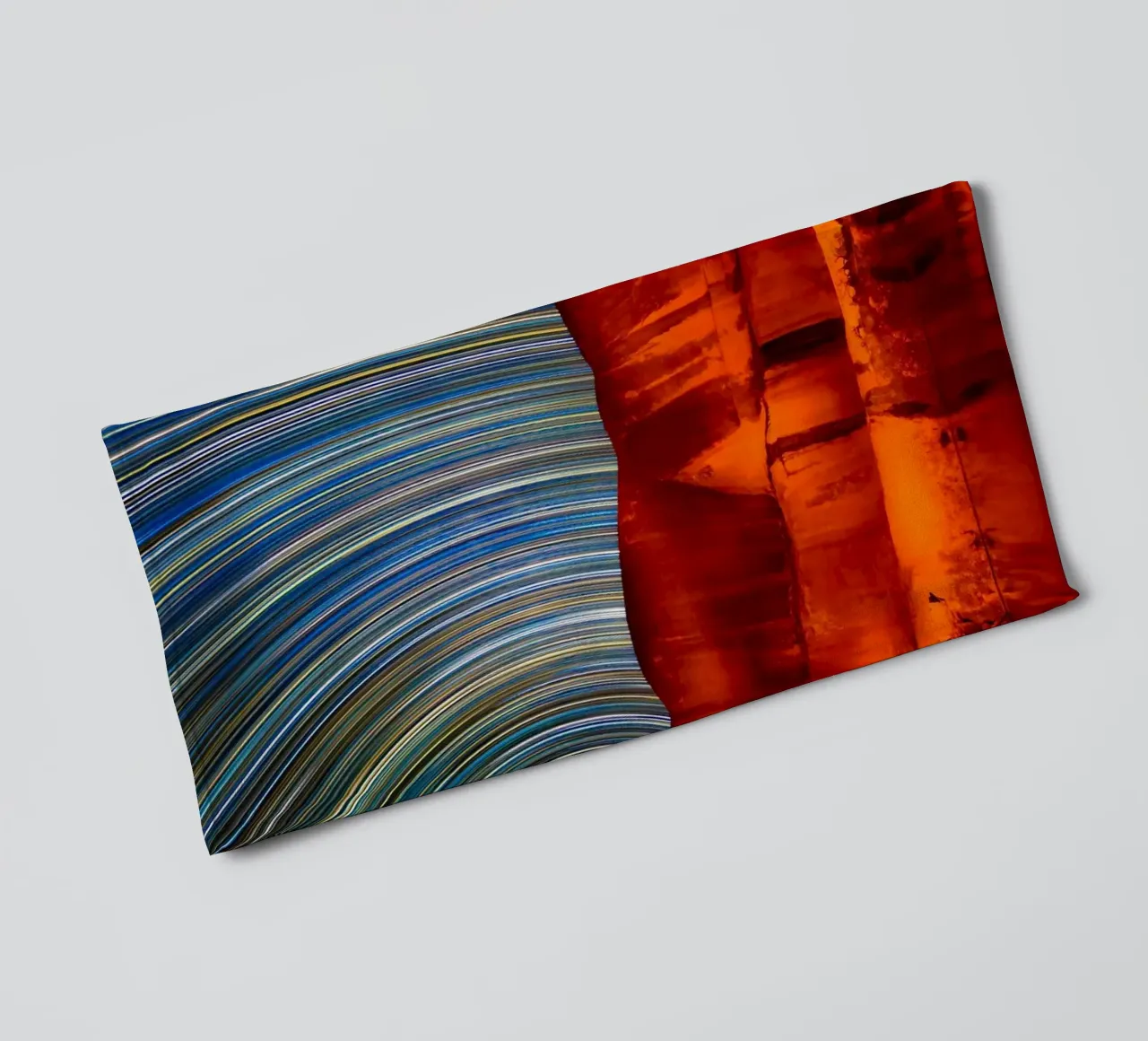 star-trails night-sky towel by Earthly Visions