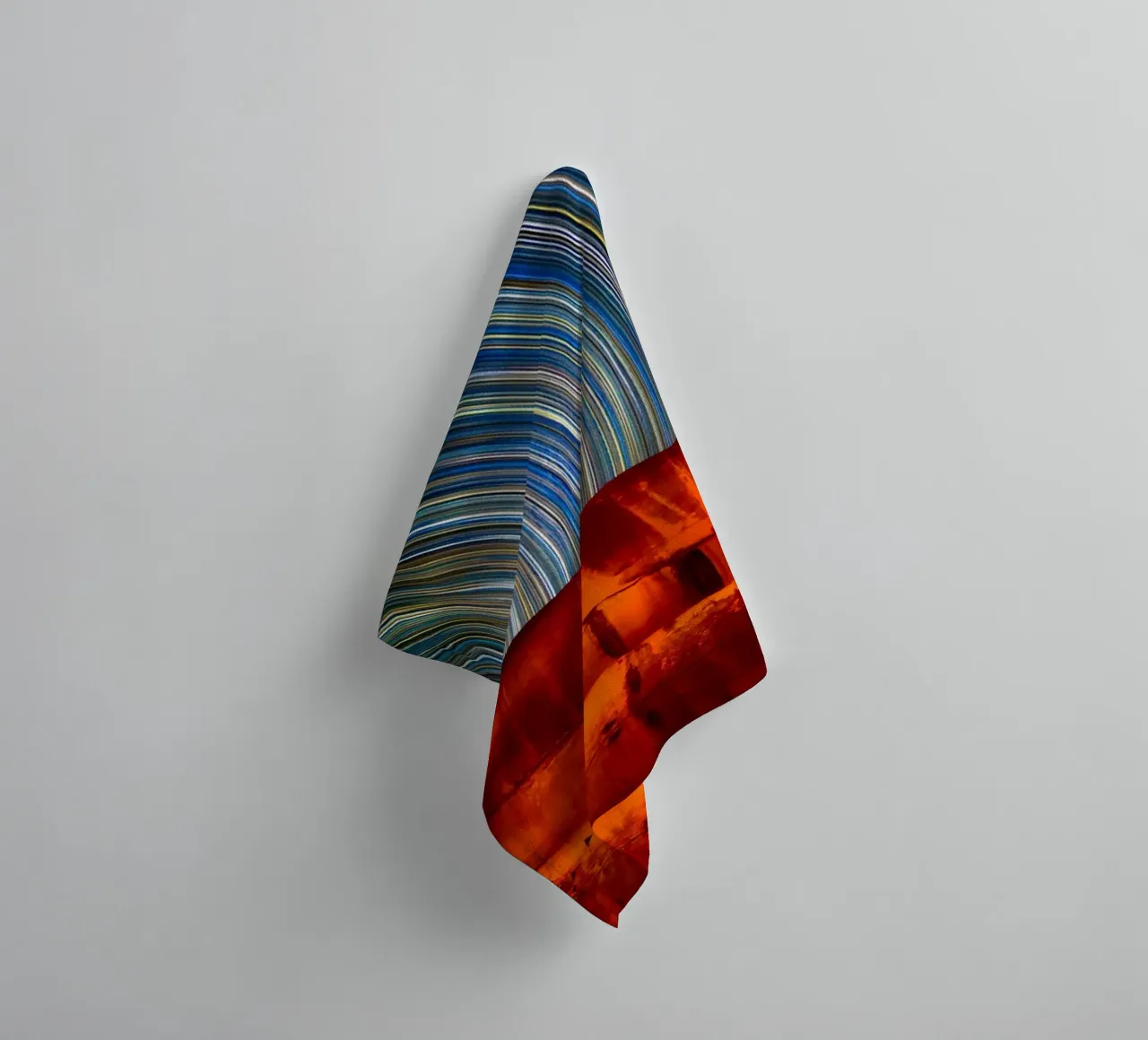 star-trails night-sky towel by Earthly Visions