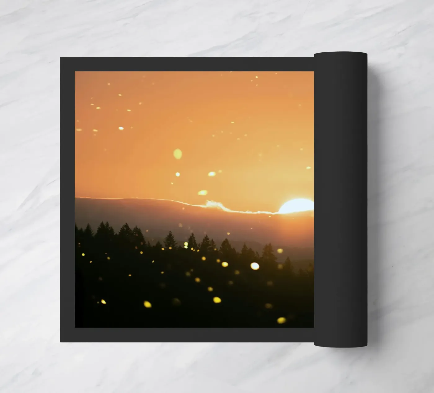 sunset sun deurmat van Earthly Visions