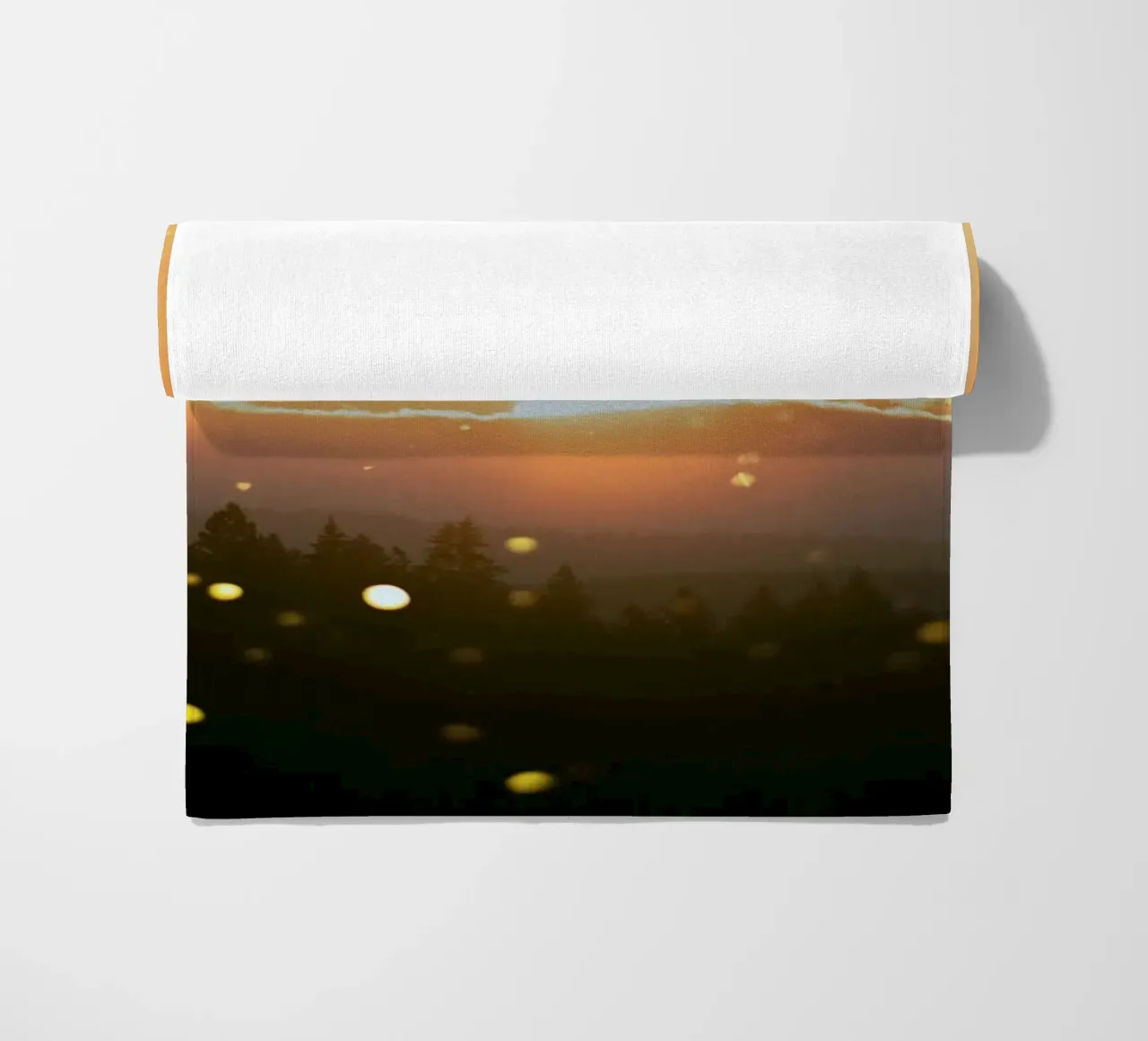 sunset sun beach towel by Earthly Visions