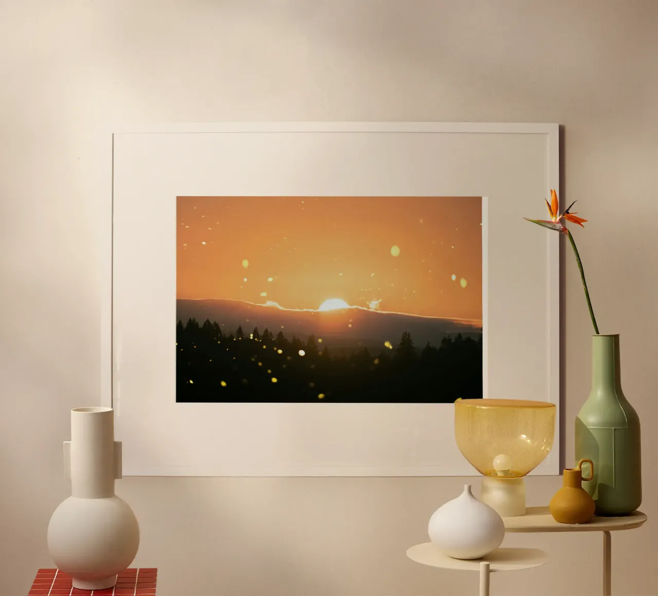sunset sun poster by Earthly Visions