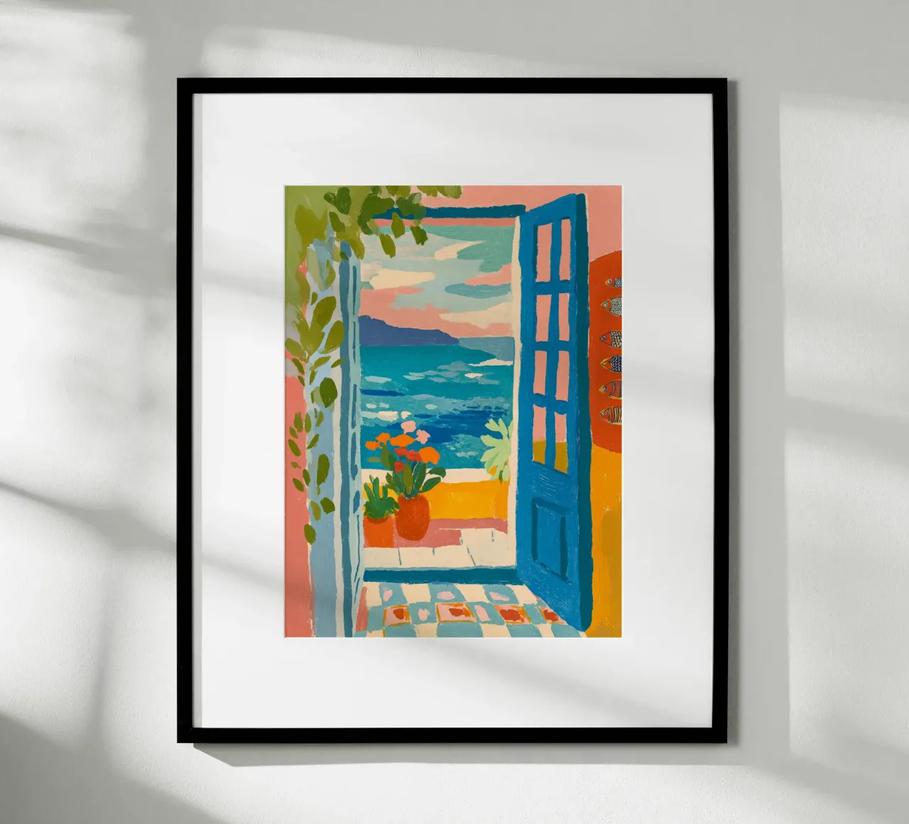 Vacanze con vista sul mare carta hahnemühle da Carinaprint