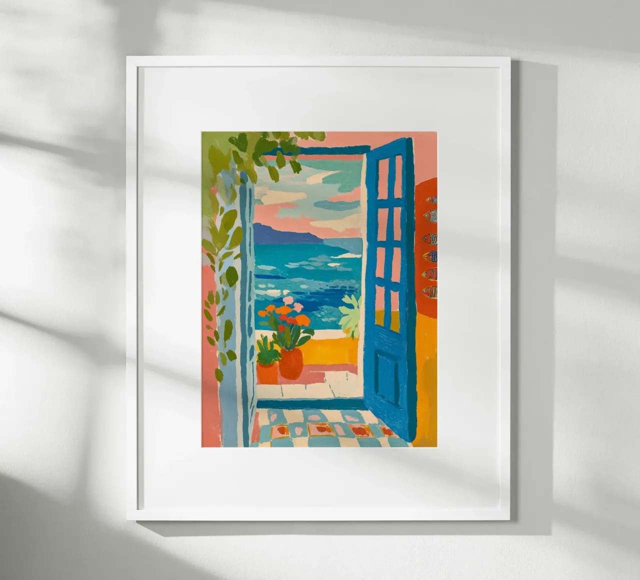 Vacanze con vista sul mare carta hahnemühle da Carinaprint