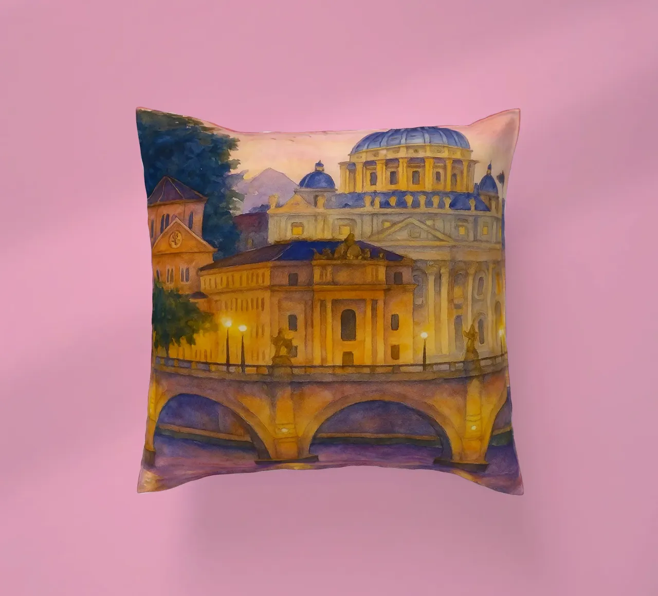 L'immaginazione pittorica vaticana cuscino da Diamond