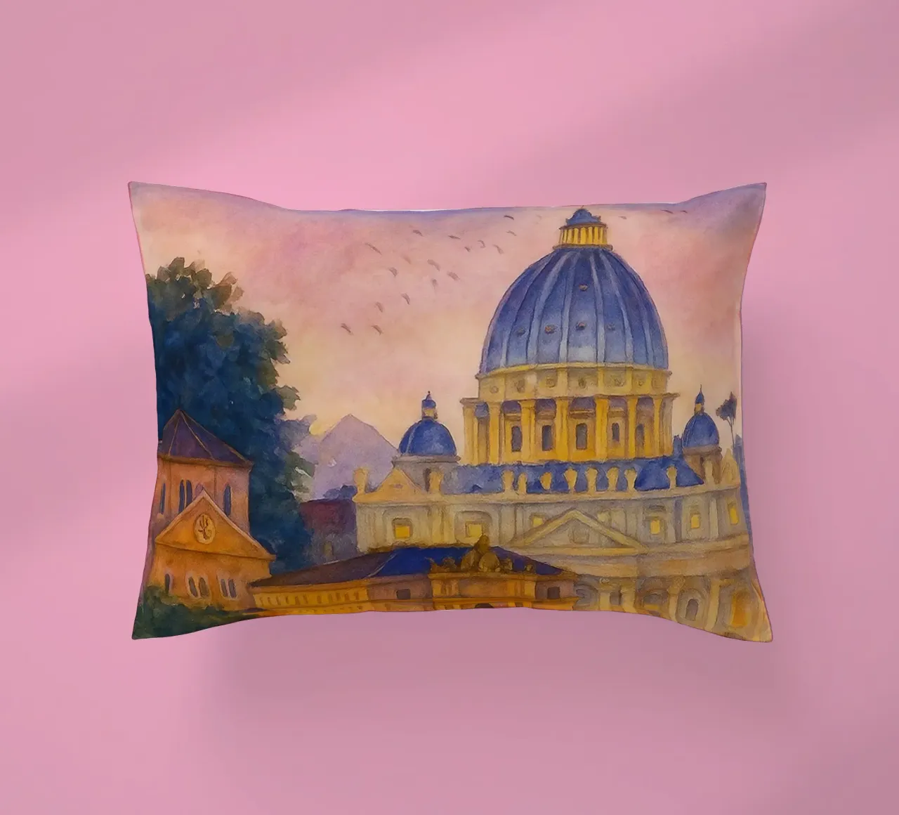 L'immaginazione pittorica vaticana cuscino da Diamond