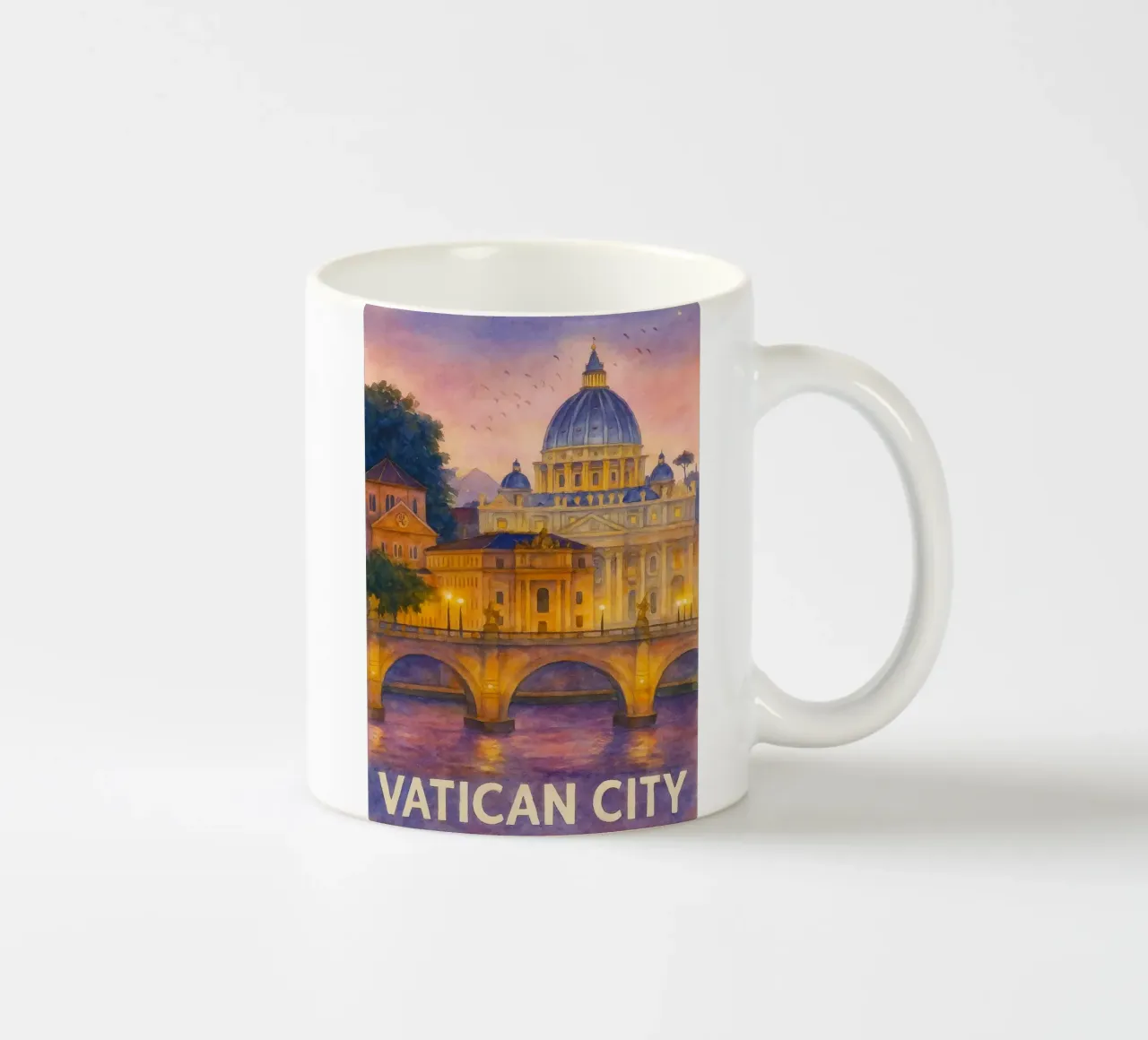 L'immaginazione pittorica vaticana tazza in ceramica da Diamond