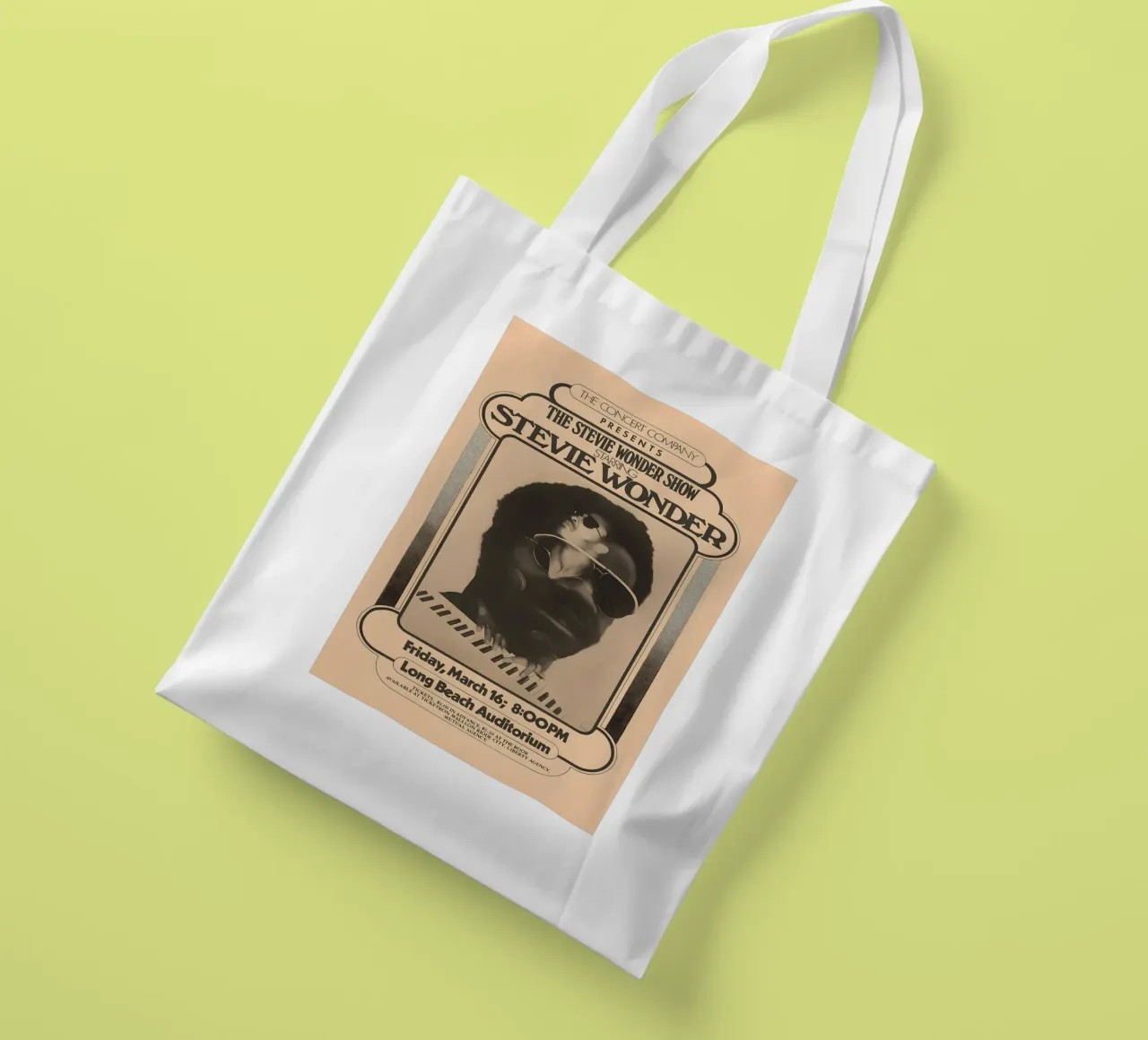 THE STEVIE WONDER SHOW STARRING STEVIE WONDER 1973 borsa in juta da DGUnder