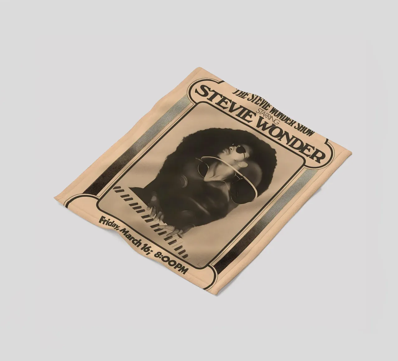 THE STEVIE WONDER SHOW STARRING STEVIE WONDER 1973 coperta in pile da DGUnder