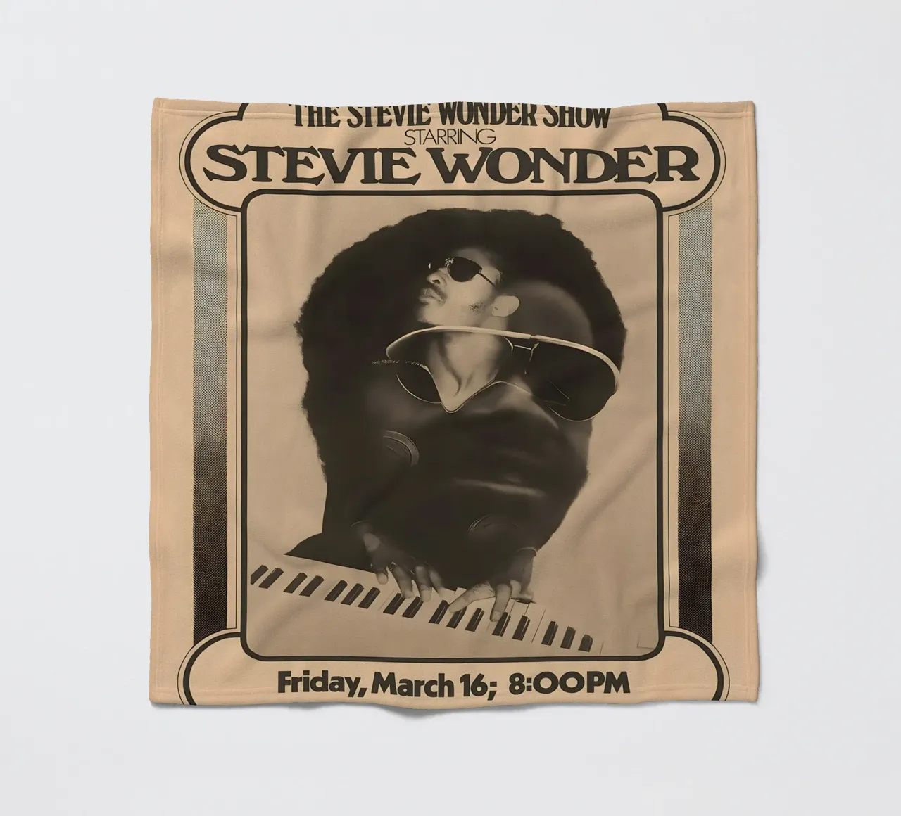 THE STEVIE WONDER SHOW STARRING STEVIE WONDER 1973 coperta in pile da DGUnder