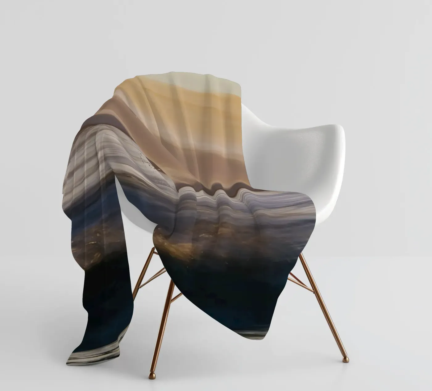 ocean waves fleecedeken van Earthly Visions