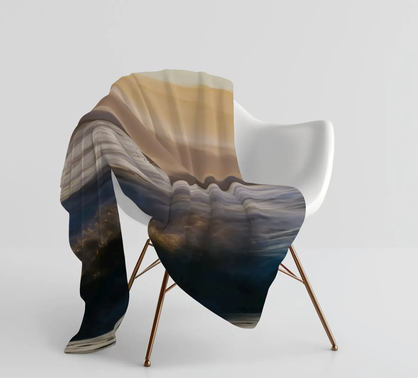 ocean waves fleecedeken van Earthly Visions