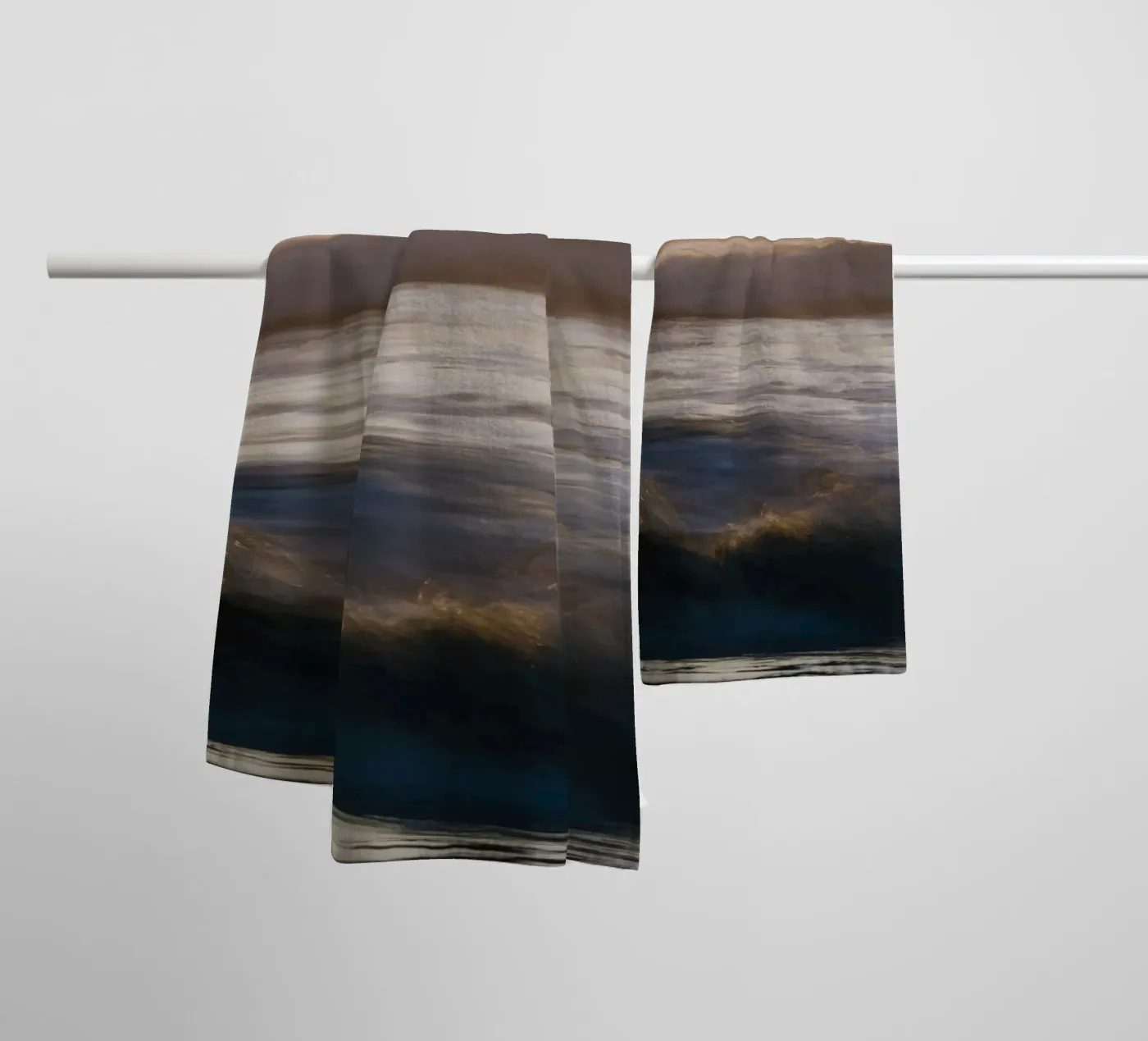 ocean waves towel by Earthly Visions