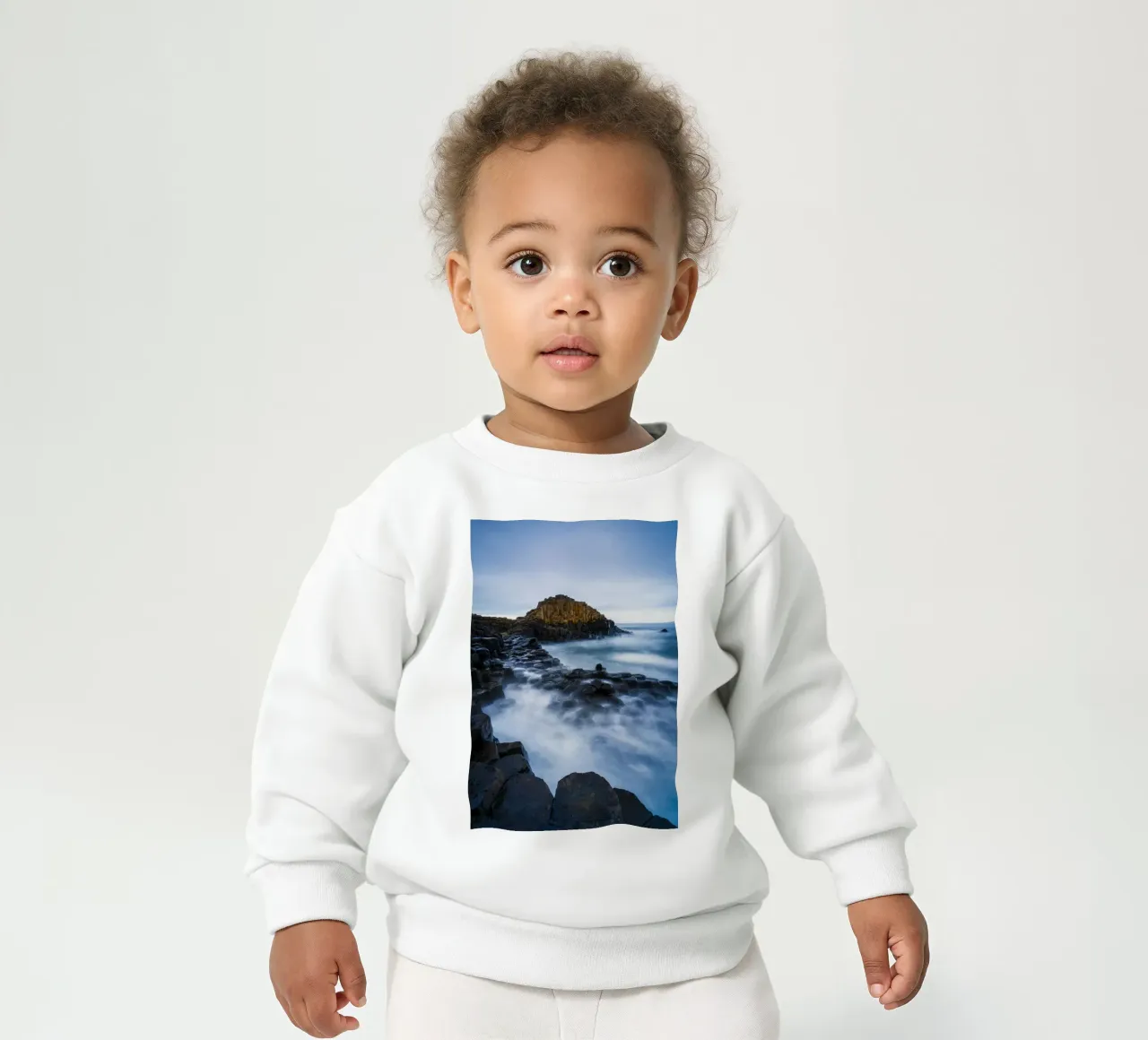 giant s causeway columnas de basalto sudadera de bebé de Earthly Visions