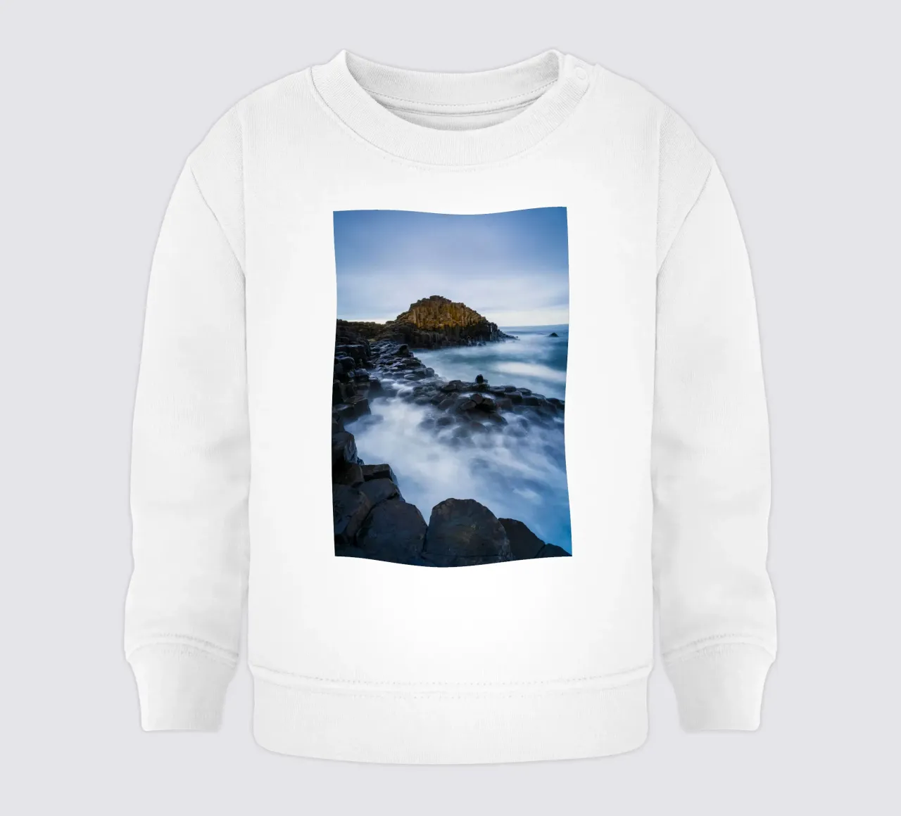 giant s causeway columnas de basalto sudadera de bebé de Earthly Visions