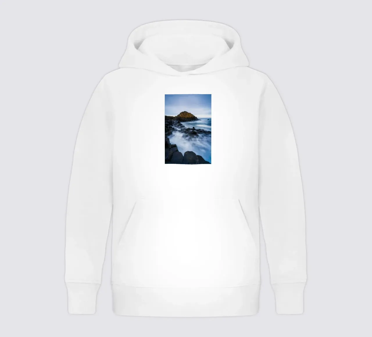 giant s causeway columnas de basalto sudadera con capucha para niño de Earthly Visions