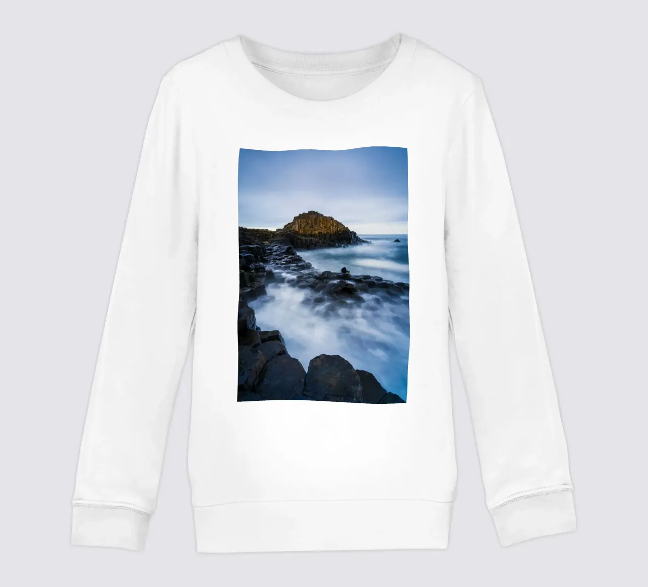 giant s causeway columnas de basalto sudadera para niño de Earthly Visions