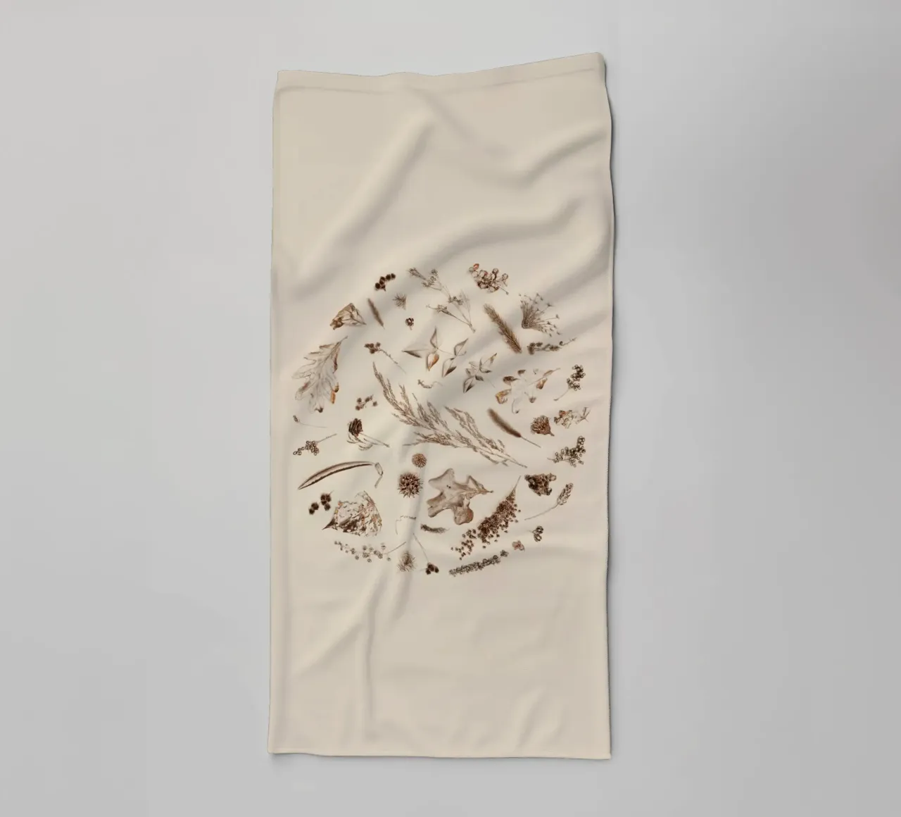foglie fiori asciugamano da bagno da Earthly Visions