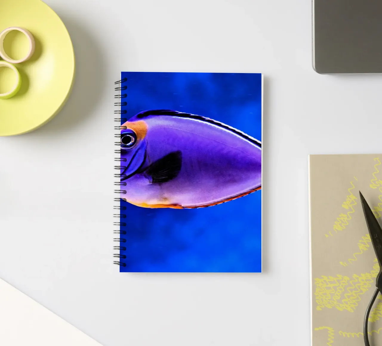 Surgeonfish spiral notebook by Nature's Palette
