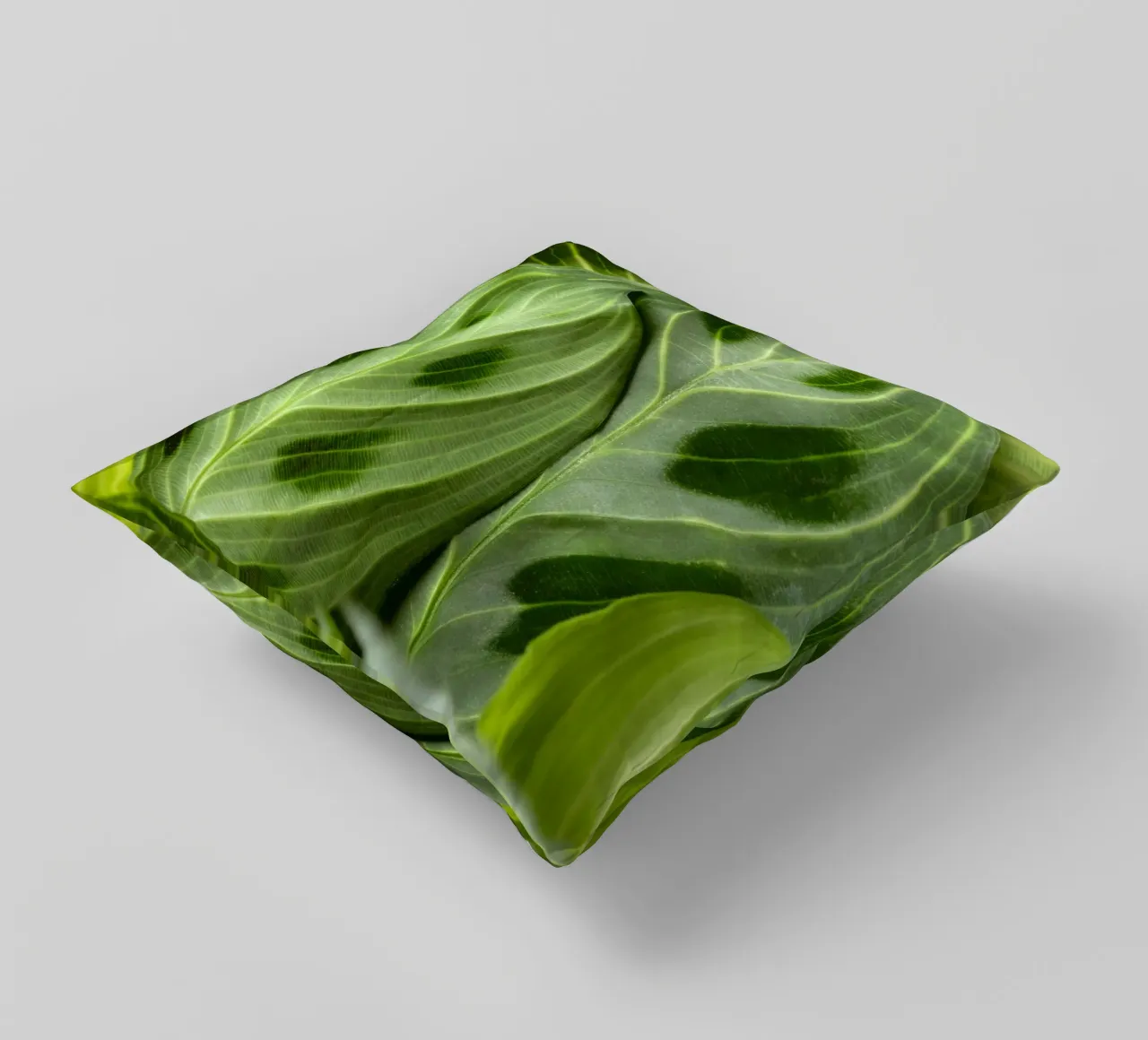 leaves greenery decorative cushion by Earthly Visions