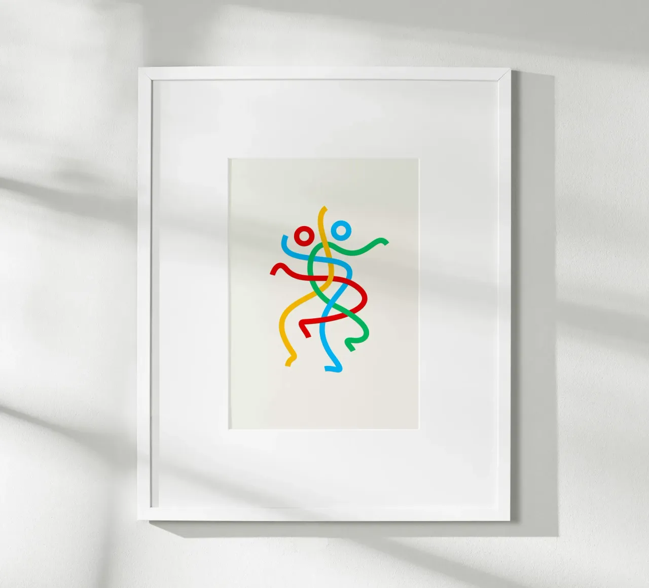 Danceknot poster con telaio in plastica da Wuukasch