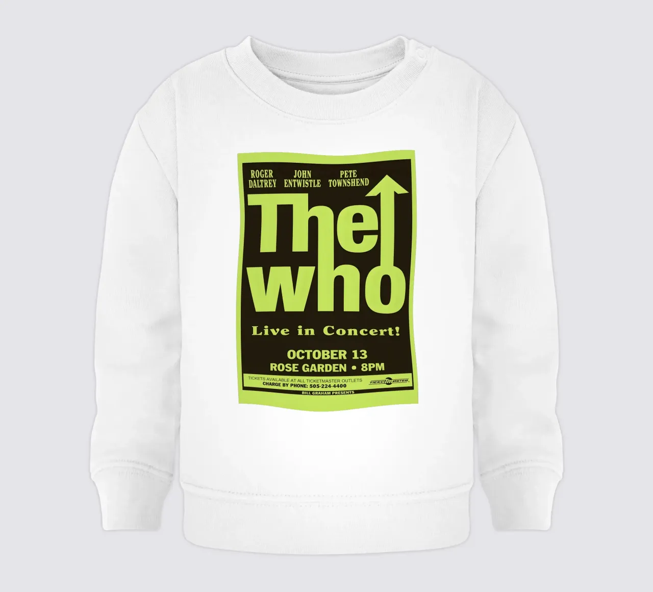 The Who Rose Garden Portland Oregon October 13 1996 baby sweatshirt by DGUnder