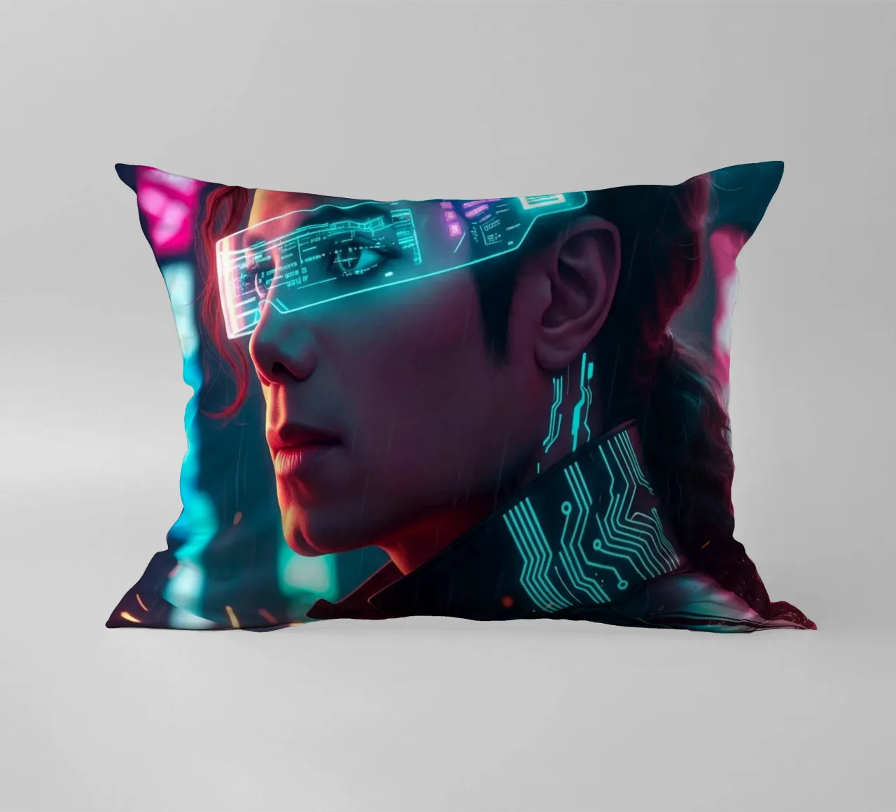 Michael Jackson - Cyber Punk art (1) cuscino da Lembayung art