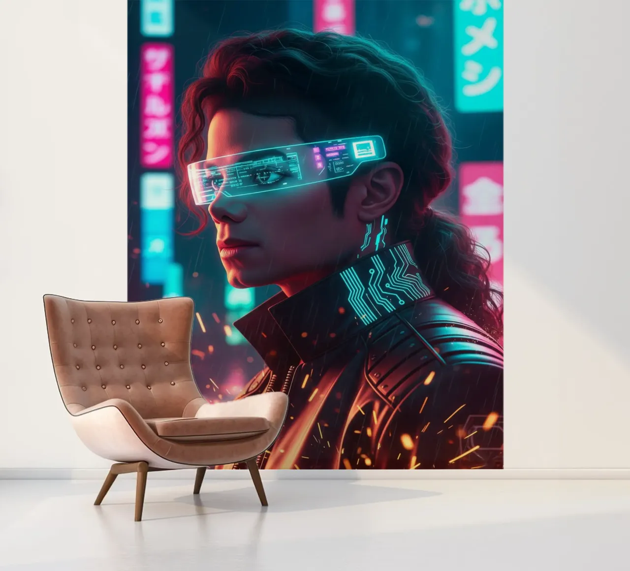 Michael Jackson - Cyber Punk art (1) photo wallpaper by Lembayung art