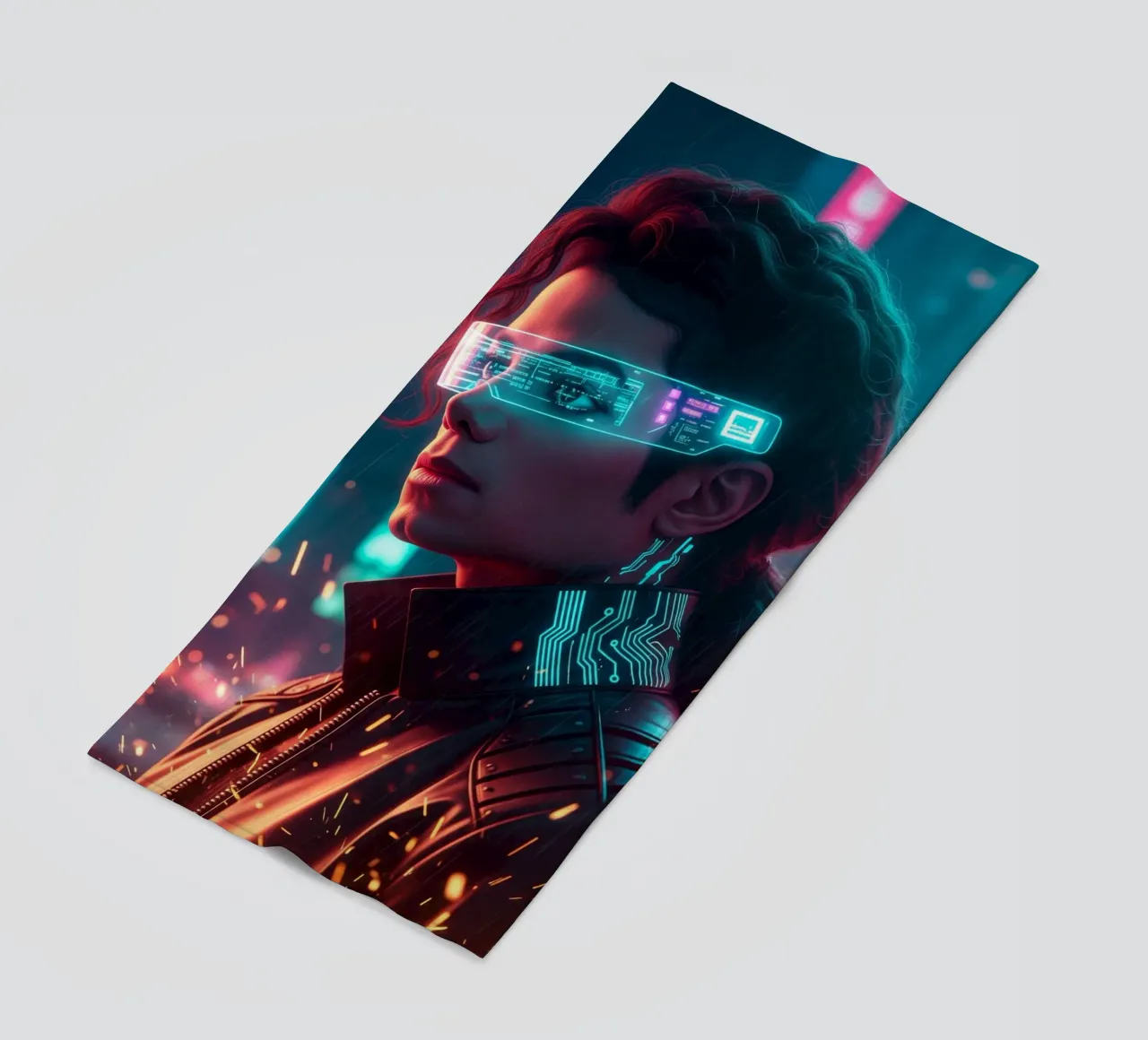 Michael Jackson - Cyber Punk art (1) telo mare da Lembayung art