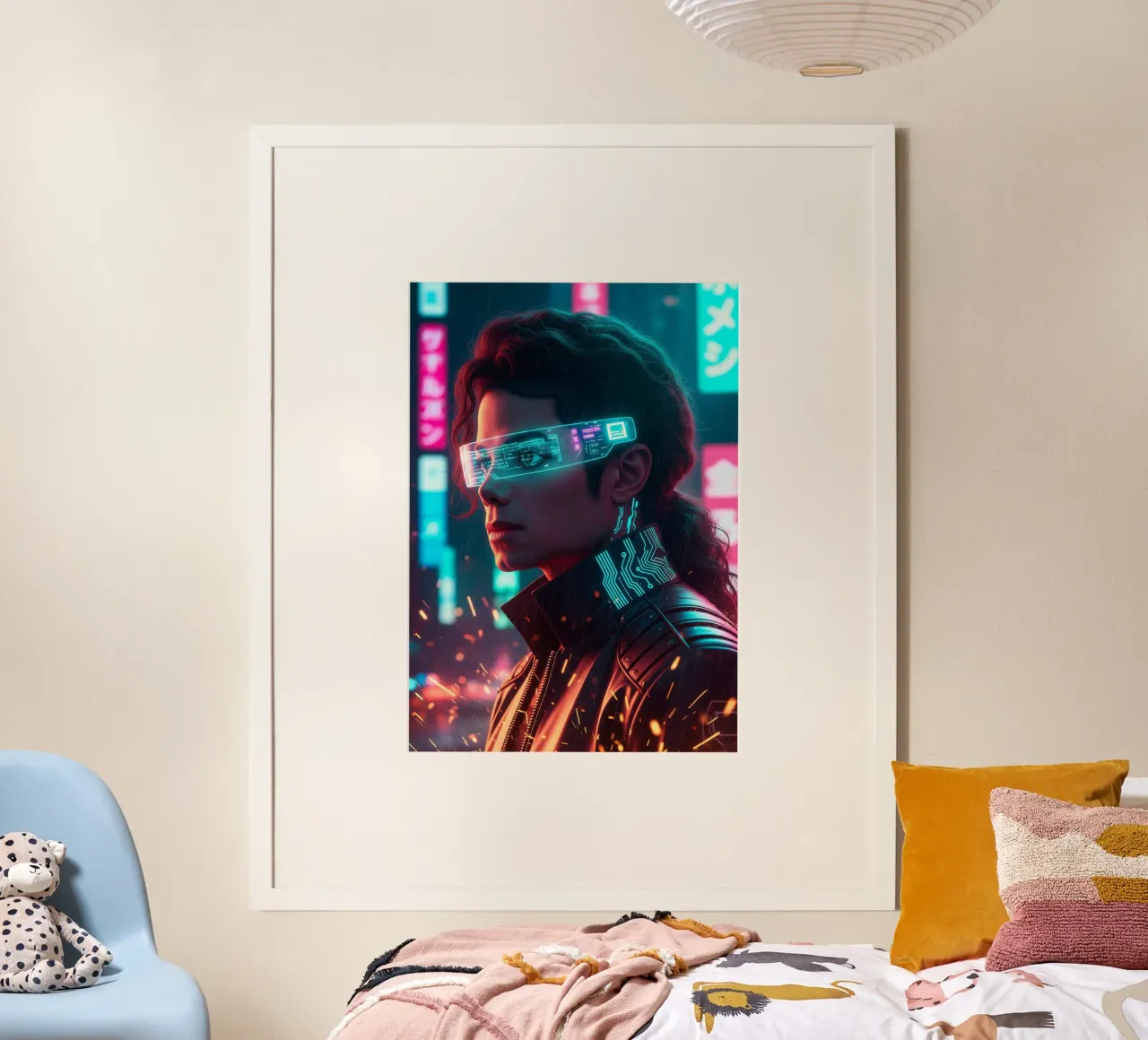 Michael Jackson - Cyber Punk art (1) carta hahnemühle da Lembayung art