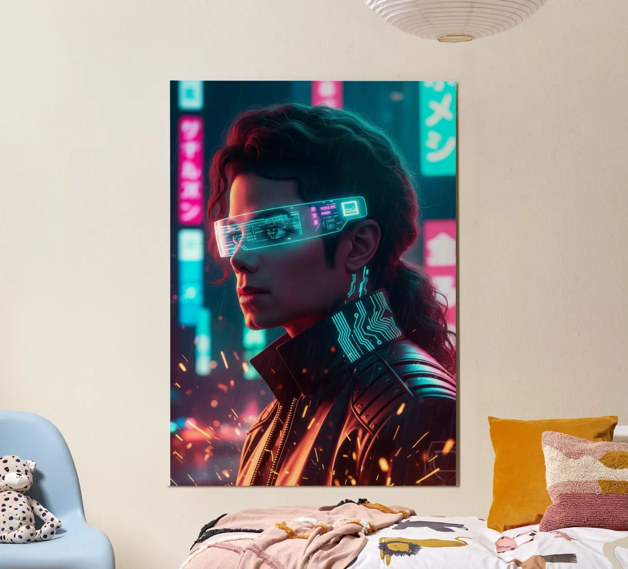 Michael Jackson - Cyber Punk art (1) carta hahnemühle da Lembayung art